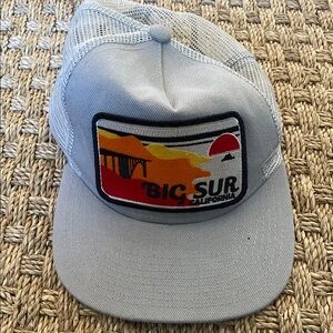 Big Sur California Patch Trucker Hat - Gray